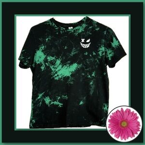 3/$10, 5/$15 - SHEIN Boy’s Black & Green Tie Dye Graphic T-Shirt – Size Medium